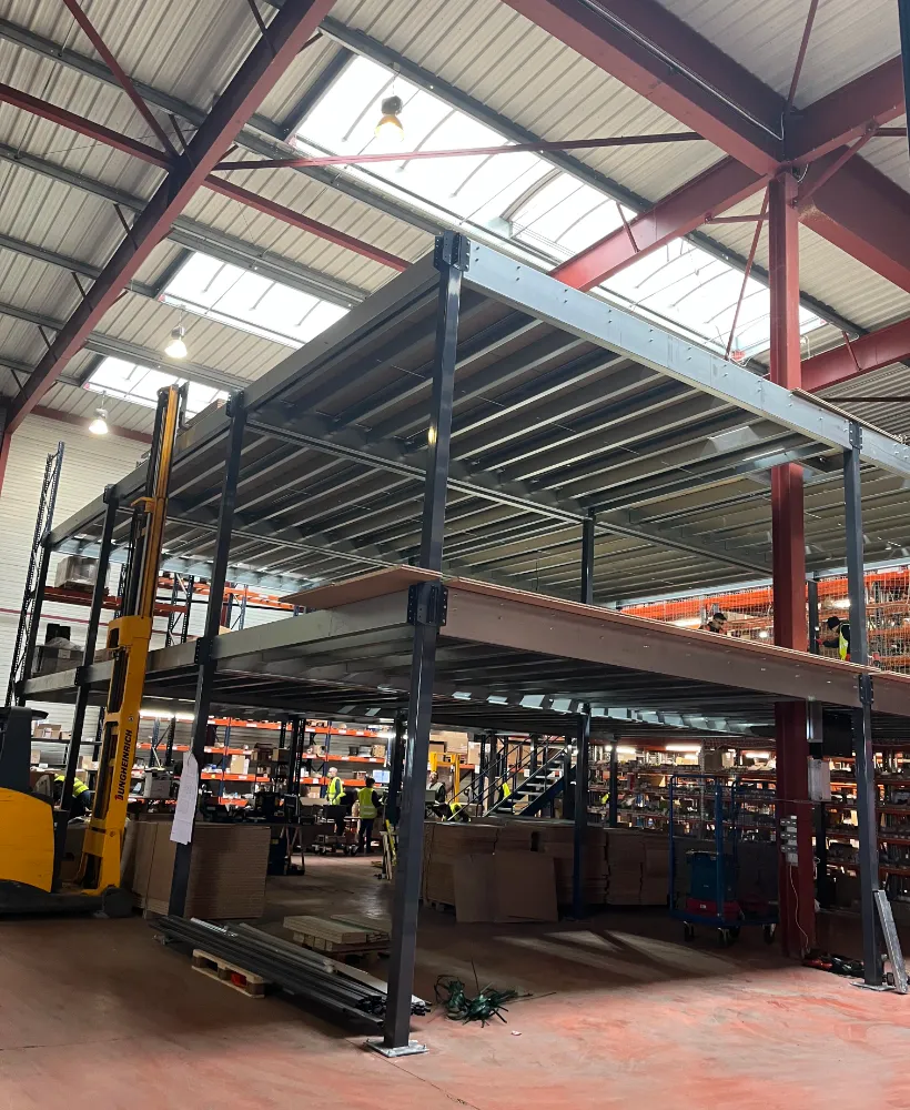 Ab Agencement Rayonnage A Guilly Pres D Orleans Ab Agencement Performance Mezzanine Sur Mesure 3