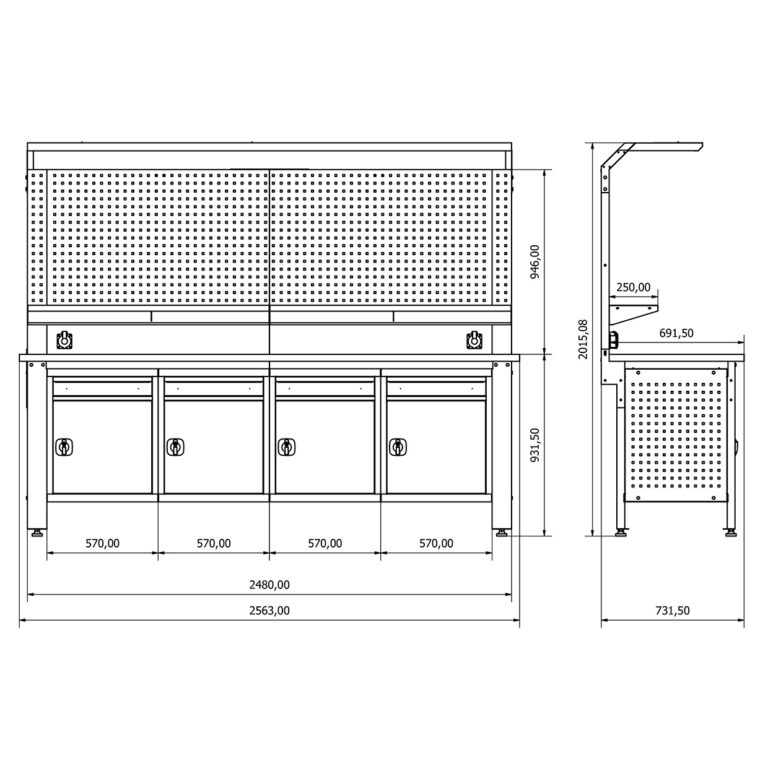 Ab Agencement Rayonnage A Guilly Pres D Orleans BT361519 Calisma Masasi H2080xW2560xD730 02 768x768 1